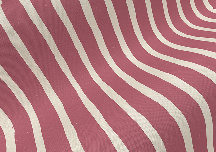 Vintage Stripe, Bowler Red - Twist&Fit Roman Blind - Image 4